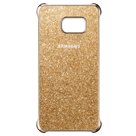Funda Samsung Galaxy S6 Edge+ Oficial Glitter Cover - Dorada