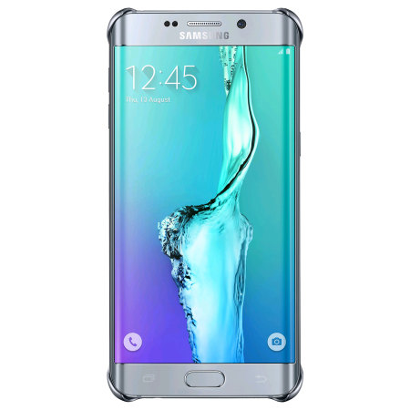 Officiële Samsung Galaxy S6 Edge+ Glitter Cover Case - Zilver 