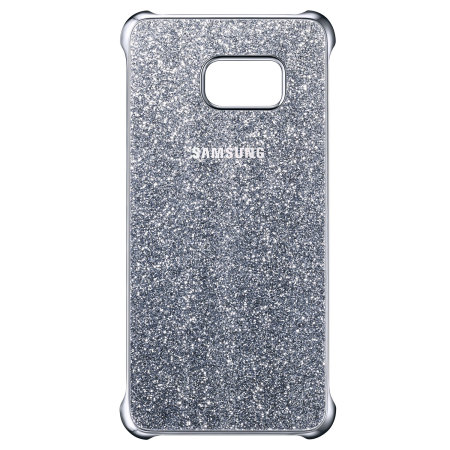 Officiële Samsung Galaxy S6 Edge+ Glitter Cover Case - Zilver 