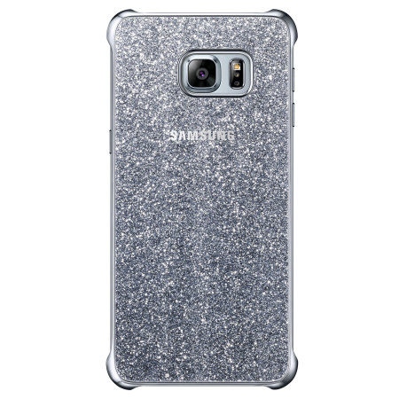 Officiële Samsung Galaxy S6 Edge+ Glitter Cover Case - Zilver 