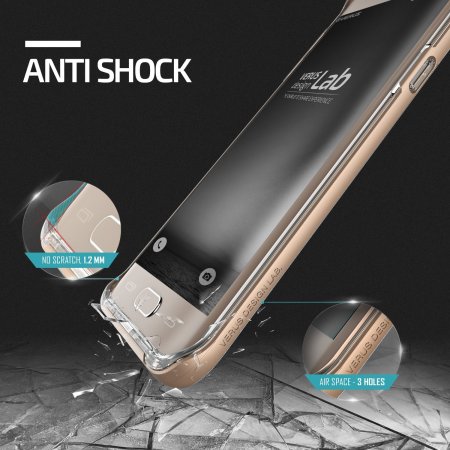 Verus Crystal Bumper Samsung Galaxy S6 Edge Plus Case - Shine Gold