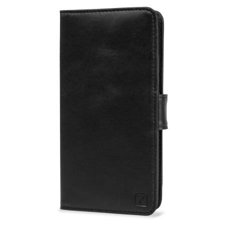 Olixar Samsung Galaxy S6 Edge Plus Genuine Leather Wallet Case - Black