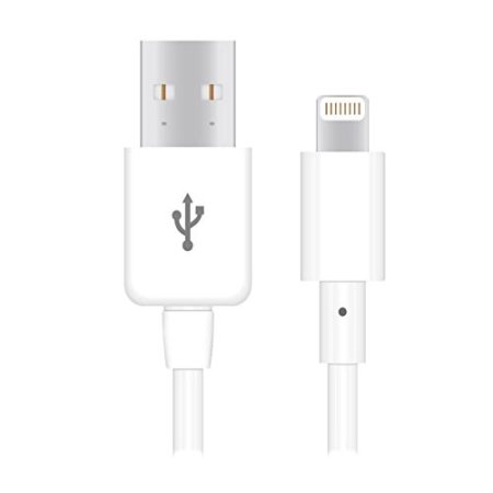 Cable Carga & Sync Lightning a USB Moshi Naztech MFI de 1,2 m - Blanco