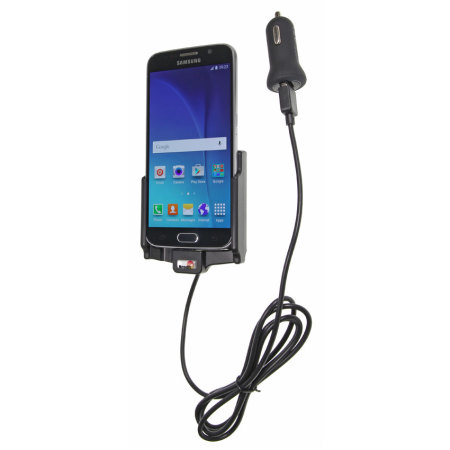 Brodit Samsung Galaxy S6 Tilt Swivel Active Holder, Cable & Cig-Plug