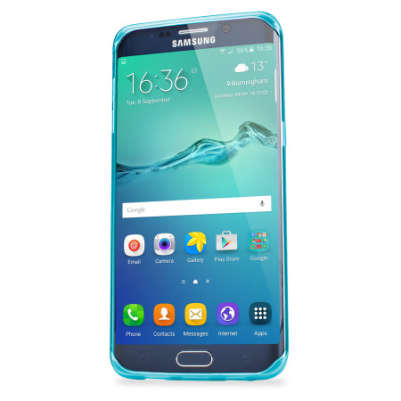 FlexiShield Samsung Galaxy S6 Edge+ Gelskal - Blå