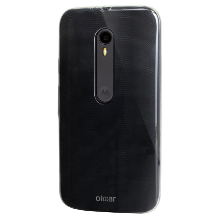 FlexiShield Ultra-Thin Motorola Moto G 3rd Gen Gel Case - 100% Clear