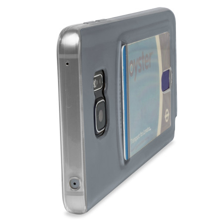 Olixar FlexiShield Slot Samsung Galaxy Note 5 Gel Case - Crystal Clear