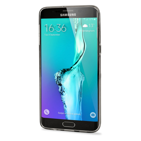 Olixar FlexiShield Slot Samsung Galaxy S6 Edge Plus Gel Case - Grey