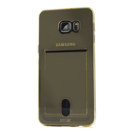 Olixar FlexiShield Slot Samsung Galaxy S6 Edge Plus Gel Case - Gold
