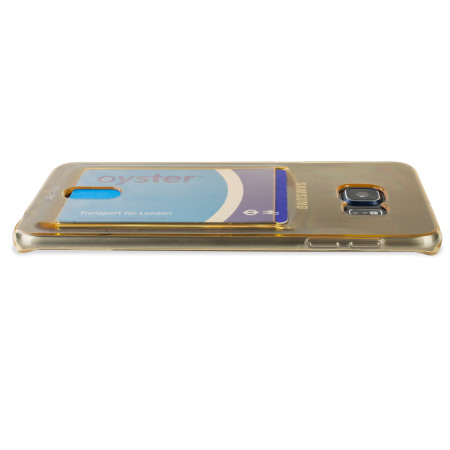 FlexiShield Slot Samsung Galaxy S6 Edge+ Gel Case - Gouden Tint