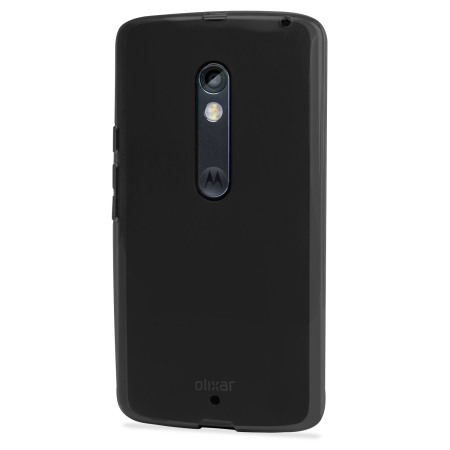 FlexiShield Motorola Moto X Play Gel Case - Rook Zwart 