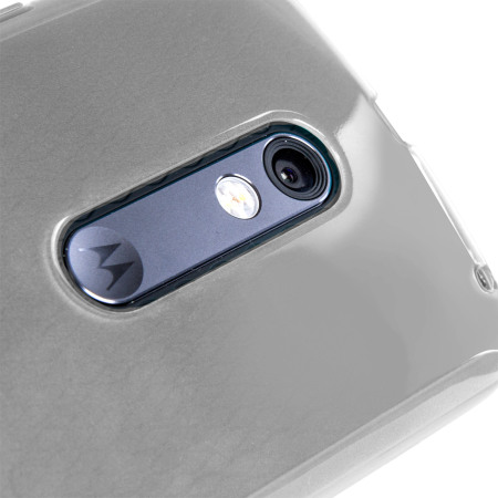 FlexiShield Motorola Moto X Play Gel Case - Frost White