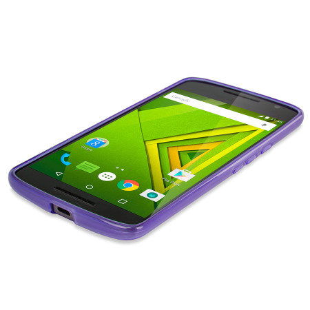 FlexiShield Motorola Moto X Play Gel Case - Paars