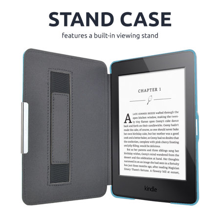 Olixar Leather-Style Kindle Paperwhite 3 / 2 / 1 Case - Blue