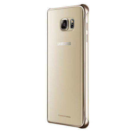 Original Samsung Galaxy Note 5 Clear Cover Hülle in Gold