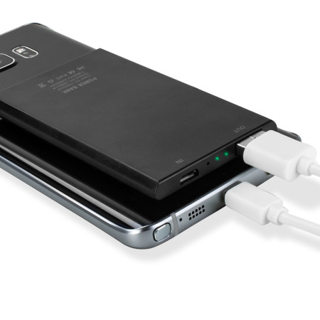 KSIX 2200mAh USB Power Bank with Suction Pad - Black