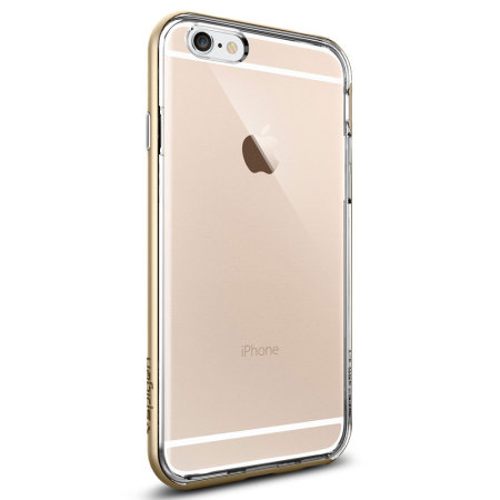 Spigen Neo Hybrid Ex iPhone 6S / 6 Bumper Case - Champagne Gold