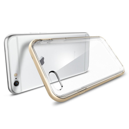 Spigen Neo Hybrid Ex iPhone 6S / 6 Bumper Case - Champagne Gold