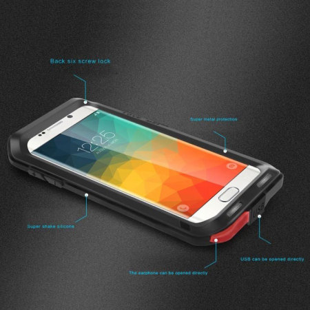 Coque Samsung Galaxy S6 Edge+ Love Mei Powerful – Noire