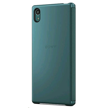 Regenachtig bezorgdheid Betasten Official Sony Xperia Z5 Style Cover Smart Window Case - Green
