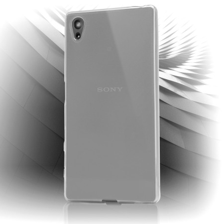 Coque Sony Xperia Z5 FlexiShield Gel - Blanche givrée