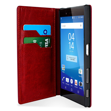 Olixar Sony Xperia Z5 WalletCase Tasche in Rot