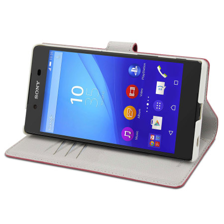 Housse Portefeuille Muvit Folio Sony Xperia Z5 - Rouge 