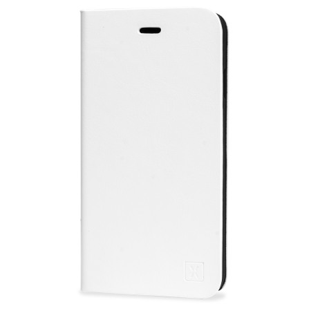 Olixar Leather-Style iPhone 6S Plus / 6 Plus Suojakotelo - Valkoinen
