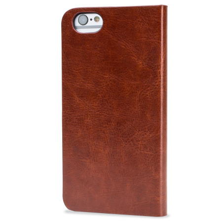 Olixar Leather-Style iPhone 6S Plus / 6 Plus Lommebok Deksel - Brun