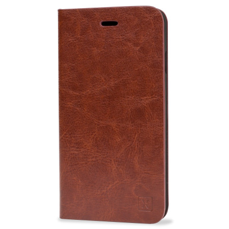 Olixar Leather-Style iPhone 6S Plus / 6 Plus Plånboksfodral - Brun