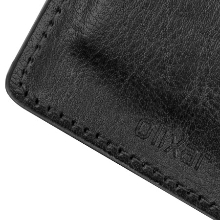 Olixar Leren-Style Sony Xperia Z5 Premium Wallet Stand Case - Zwart