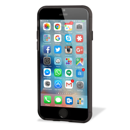 FlexiShield iPhone 6S Plus Case Hülle in Smoke Black