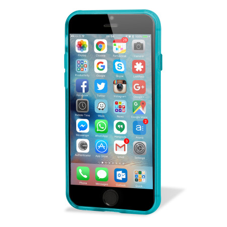 FlexiShield iPhone 6S Plus Gel Deksel  - Blå