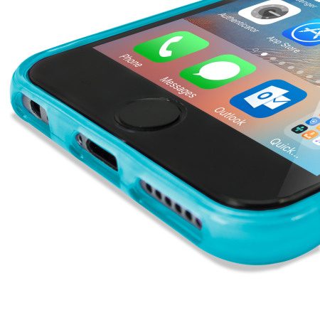 FlexiShield iPhone 6S Plus Gel Deksel  - Blå