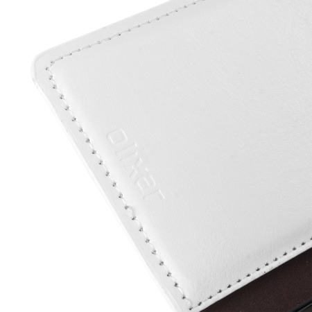 Funda Sony Xperia Z5 Compact Olixar Estilo Cuero Tipo Cartera - Blanca