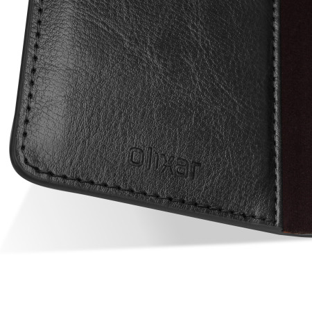 Olixar Leather-Style Sony Xperia Z5 Compact Lommebok Deksel - Sort