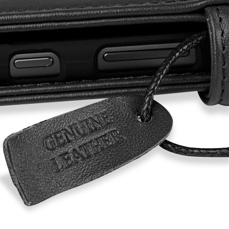 Olixar Premium Sony Xperia Z5 Compact Wallet Ledertasche in Schwarz