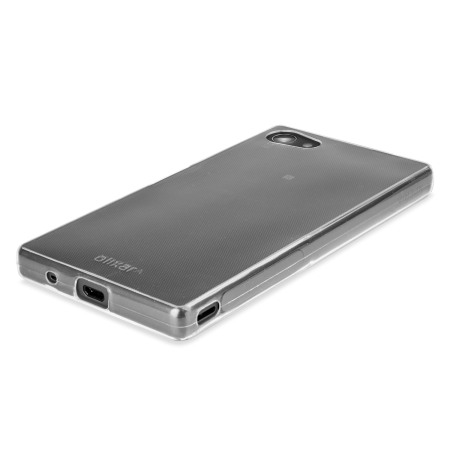 FlexiShield Ultra-Thin Sony Xperia Z5 Compact Geeli kotelo - 100% Kirkas