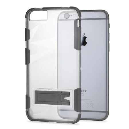 olixar armourgrip iphone 6s plus / 6 plus stand case - frosted prism