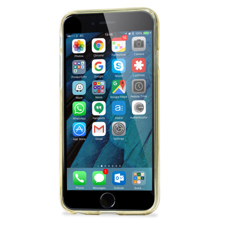 Funda iPhone 6S Plus / 6 Plus FlexiGrip Gel - Oro