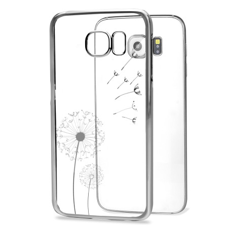 Olixar Dandelion Samsung Galaxy S6 Shell Case - Silver / Clear