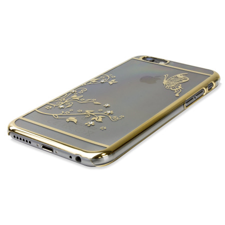 Olixar Butterfly iPhone 6S / 6 Shell Case - Gold / Clear