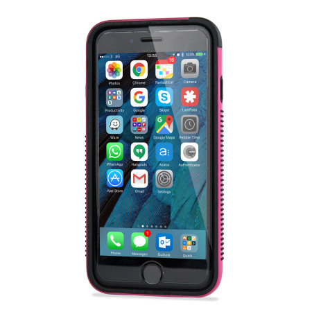 Olixar FlexFrame iPhone 6S Bumper Hülle in Hot Pink