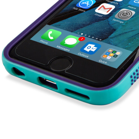 iPhone 6S Bumper Case - Olixar FlexiFrame Blue