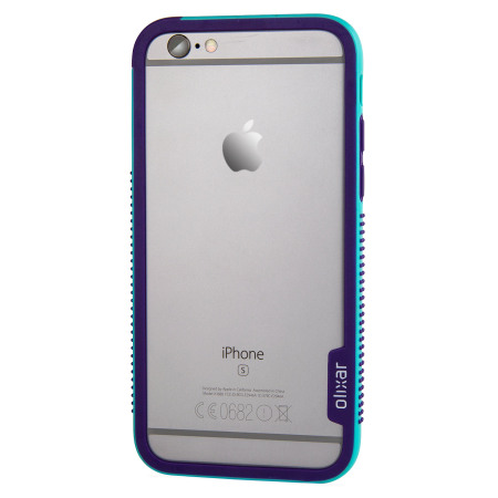 Olixar FlexFrame iPhone 6S Bumper Hülle in Blau