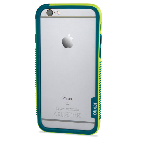 Olixar FlexFrame iPhone 6S Bumper Hülle in Grün