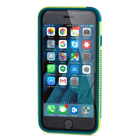 Olixar FlexFrame iPhone 6S Bumper Hülle in Grün