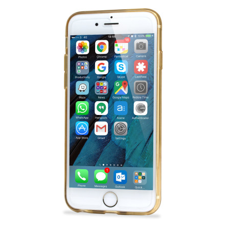 FlexiLoop iPhone 6S Gel Case with Finger Holder - Goud