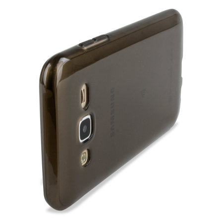 FlexiShield Samsung Galaxy J5 2015 Gel Deksel - Røykesort