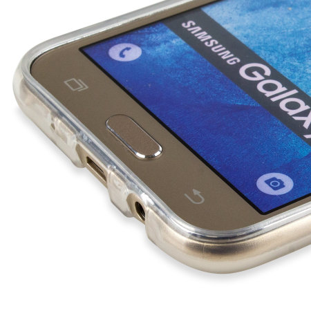 FlexiShield Samsung Galaxy J5 2015 Gel Case - Frost White